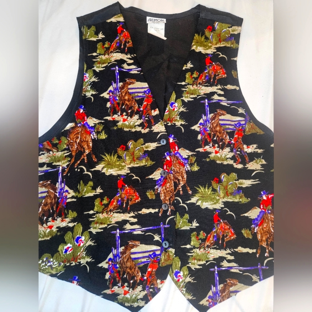 Vintage Ardmore Western Vest Size L
